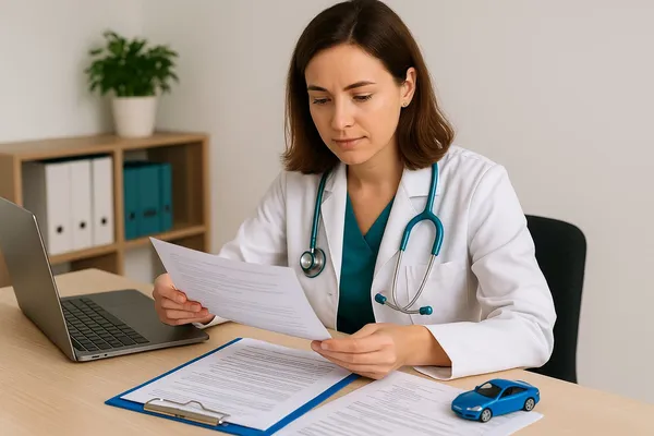 perito médico accidente tráfico