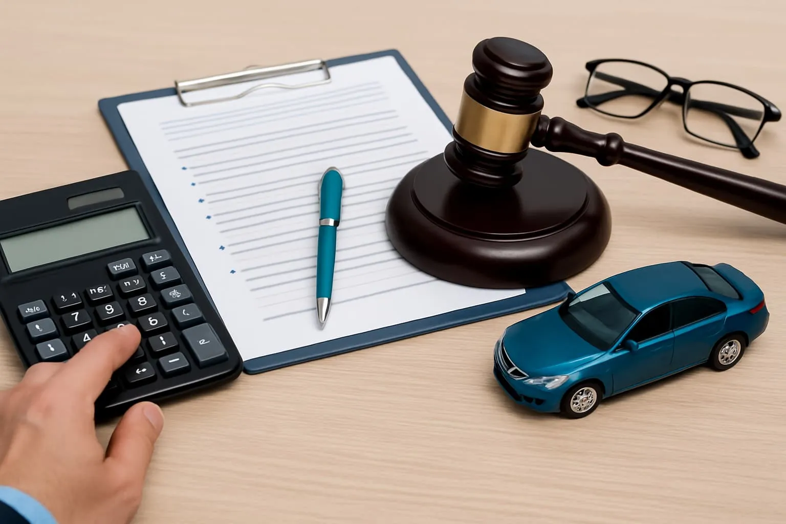 Calcular indemnización por un accidente de tráfico