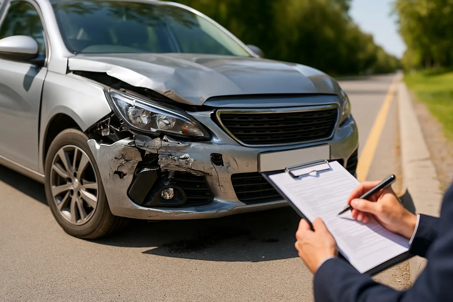 informe médico pericial en un accidente tráfico
