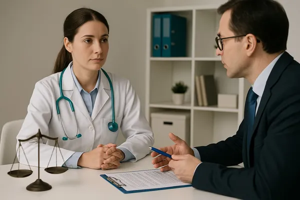 qué preguntas hacer a un perito médico